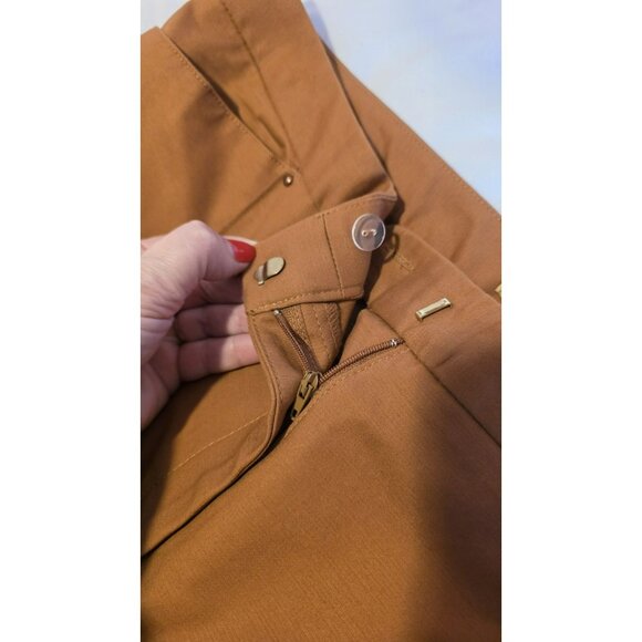 Ellen Tracy Brown Cropped Pants - Picture 8 of 11